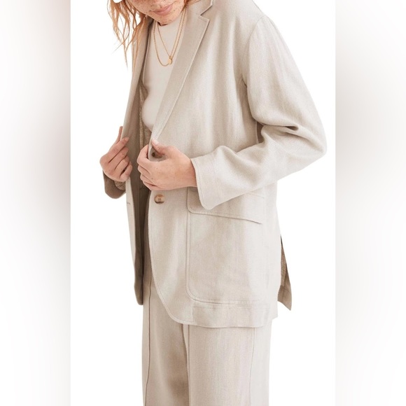 NEW ✨ PLUS Madewell Breezewoven Blazer in Ashen Sage 3X - Picture 13 of 13
